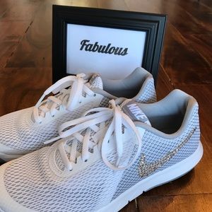 Nike Swarovski Crystal Bling Bejeweled 7.5